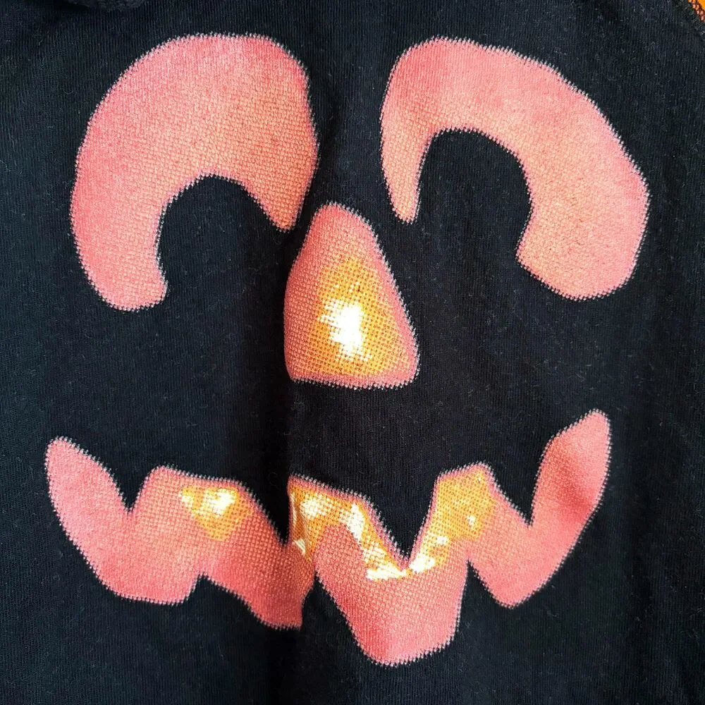 babyGap Jack O'Lantern 3/4 Sleeve Hoodie Shirt